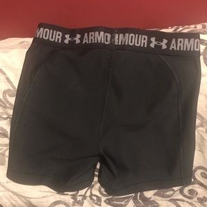 Under armour kids spandex shorts